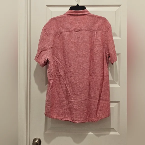 Club Room Short Sleeve Button Down Shirt, EUC, Size XL - Picture 5 of 5